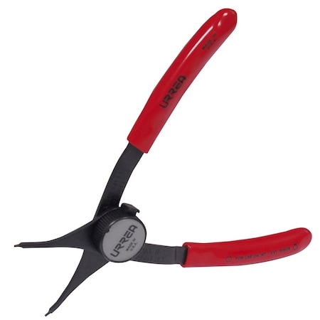 Urrea Easy-change convertible retaining ring plier 0.070x0 Degree 385L